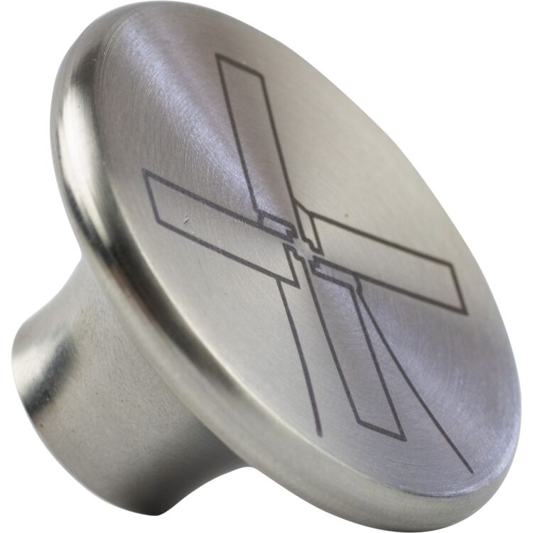 The Windmill RVS Dekselknop L handgreep