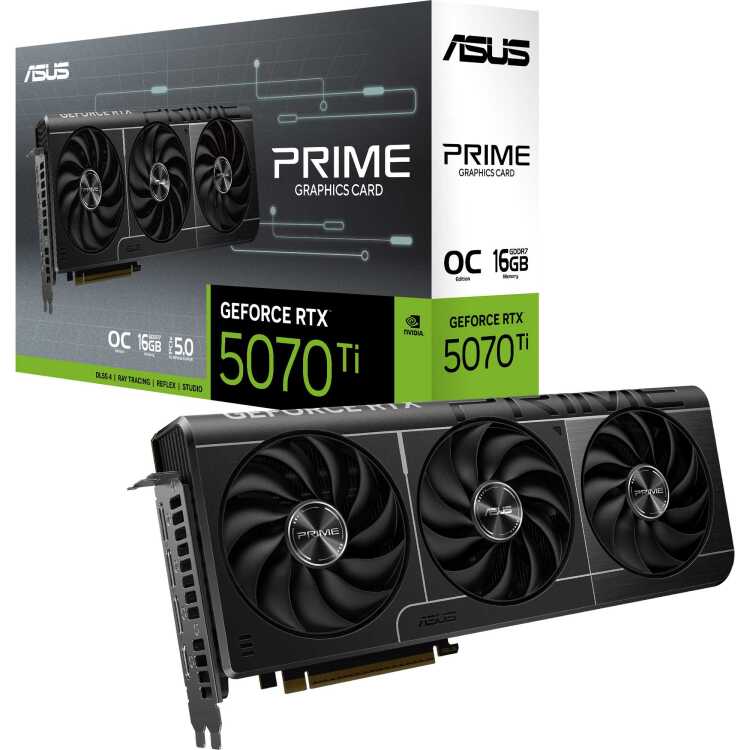 ASUS PRIME GeForce RTX 5070 Ti OC 16G grafische kaart