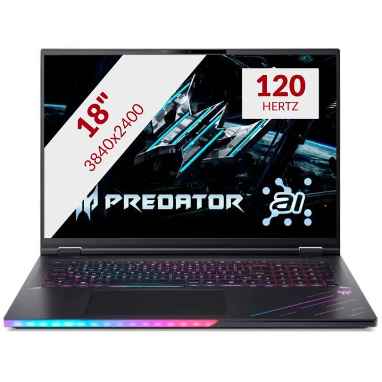 Acer Predator Helios 18 AI PH18-73-98BP 18'' gaming laptop