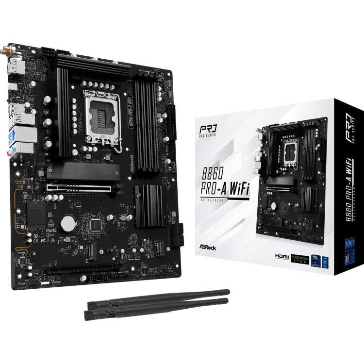 ASRock B860 Pro-A WiFi moederbord
