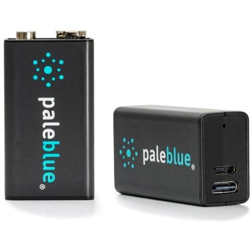 Paleblue 9V (USB-C) Oplaadbare batterij, 2 stuks