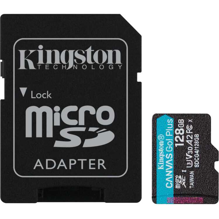 Kingston Canvas Go! Plus microSDXC 128 GB geheugenkaart