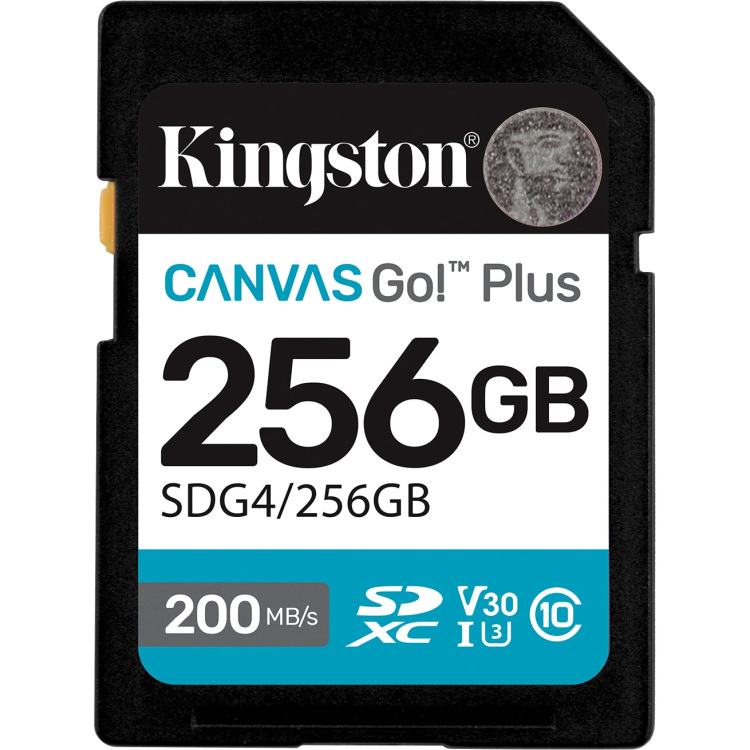 Kingston Canvas Go! Plus SDXC 256 GB geheugenkaart