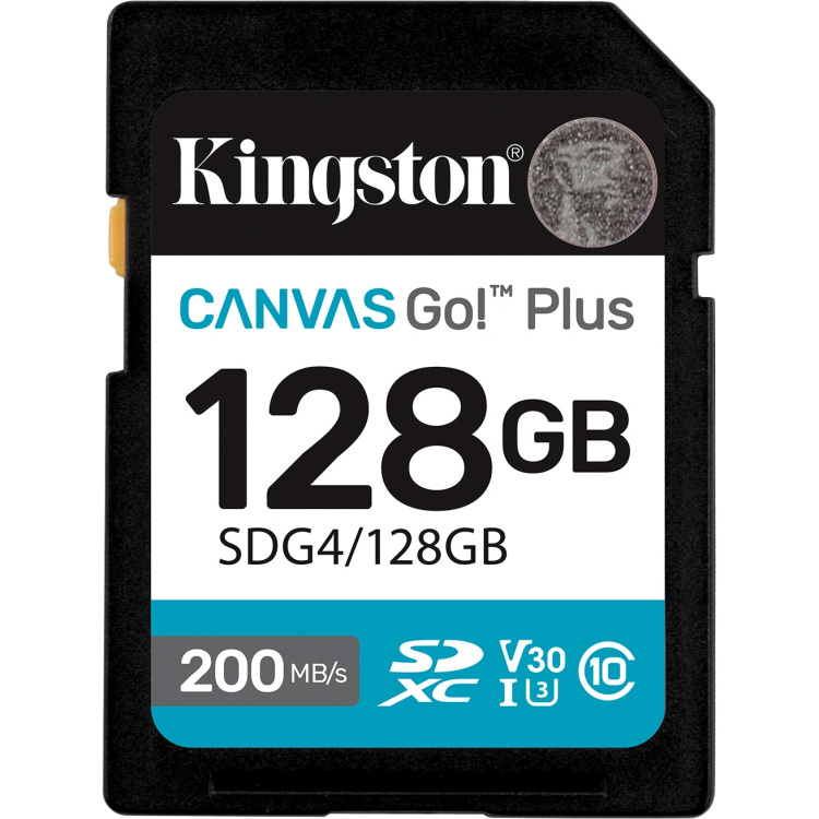 Kingston Canvas Go! Plus SDXC 128 GB geheugenkaart