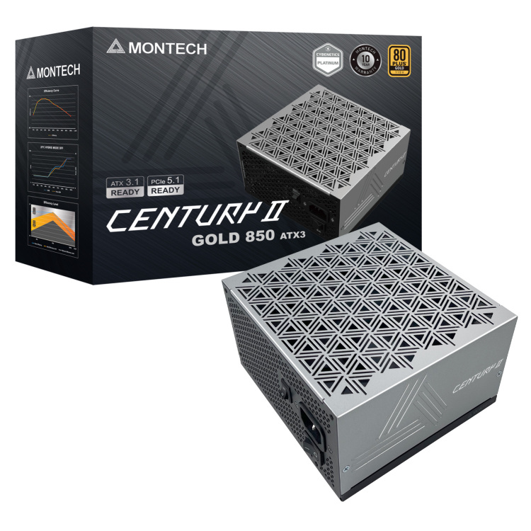 Montech Century II 850W voeding