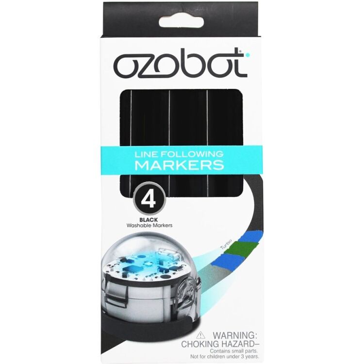 Ozobot Marker Set Zwart tekenen