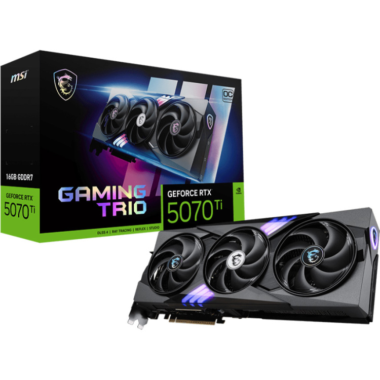 MSI GeForce RTX 5070 Ti 16G GAMING TRIO OC grafische kaart
