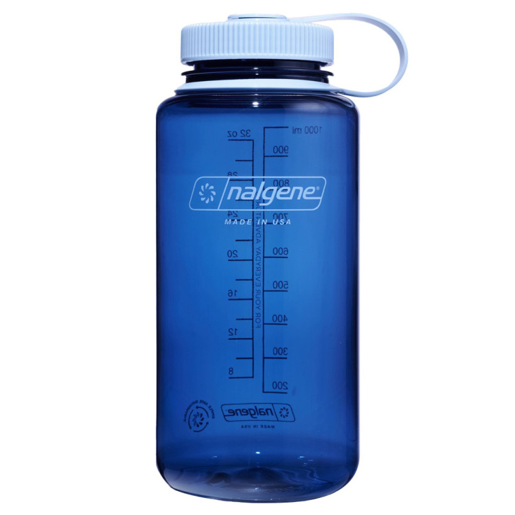 Nalgene Wide Mouth Sustain Water Bottle, 1 Liter drinkfles