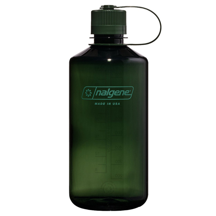 Nalgene Narrow Mouth Sustain Water Bottle, 1 Liter drinkfles