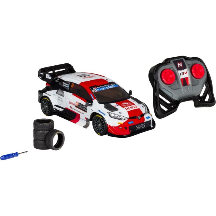 Nikko 1:16th Rally Series with extra tyres RC - TOYOTA GAZOO Racing MONTE CARLO RALLY 2023 - KALLE ROVANPERA