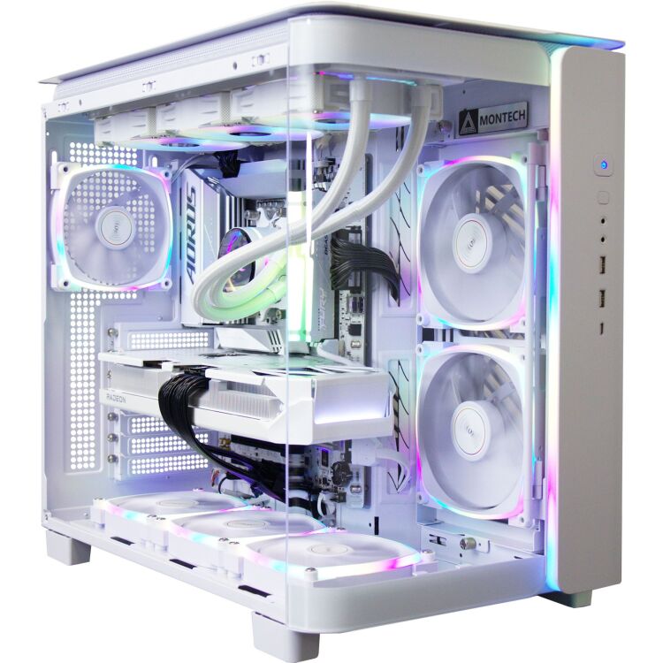 ALTERNATE Thunderstorm Pro Ryzen 7 - RX 9070 XT White gaming pc