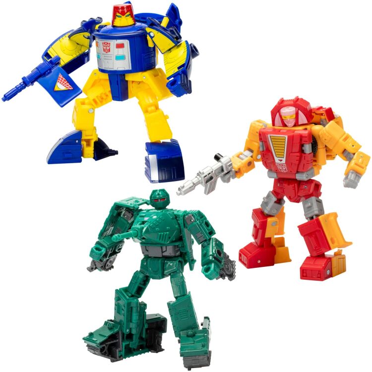 Hasbro Transformers Legacy United Deluxe Class Action Figure 3-Pack Go-Bot Guardians 14 cm speelfiguur
