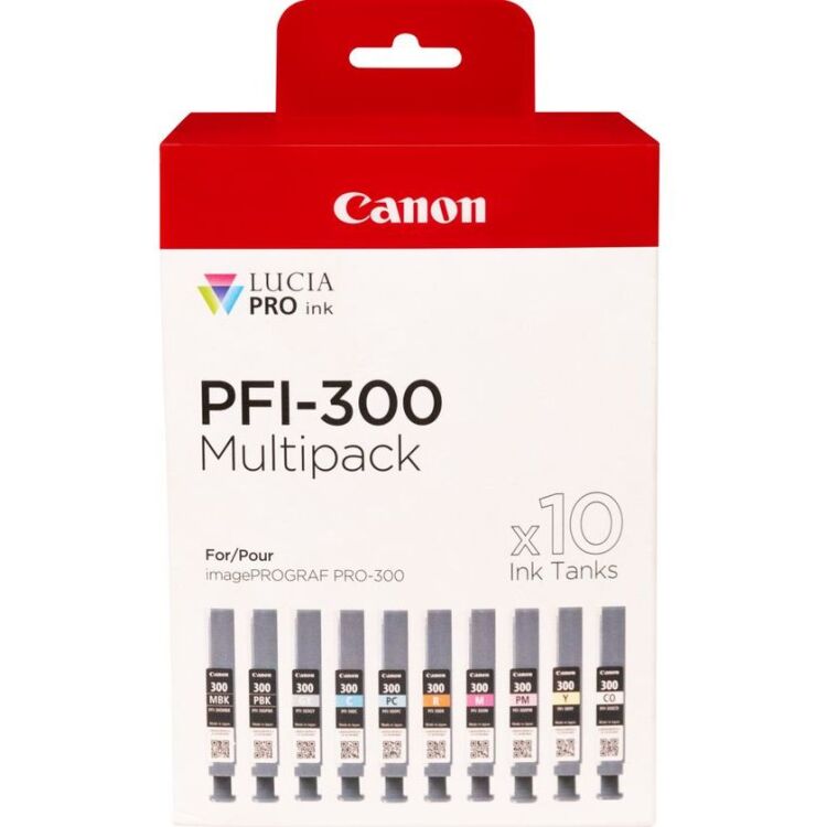 Canon PFI-300 multipack inkt