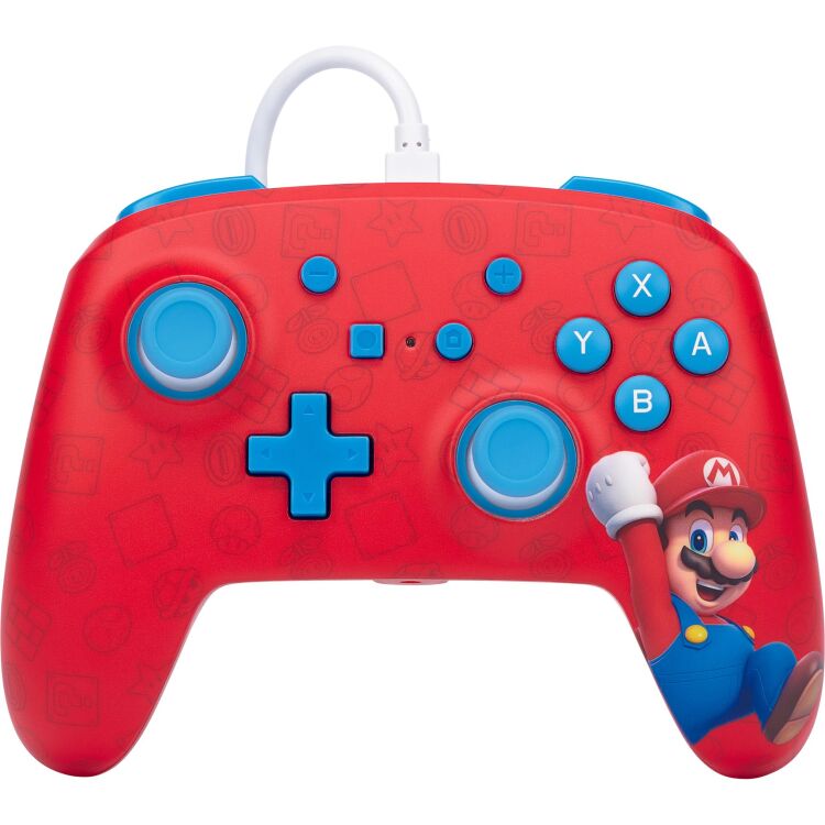 PowerA Switch Wired Controller Woo Mario gamepad
