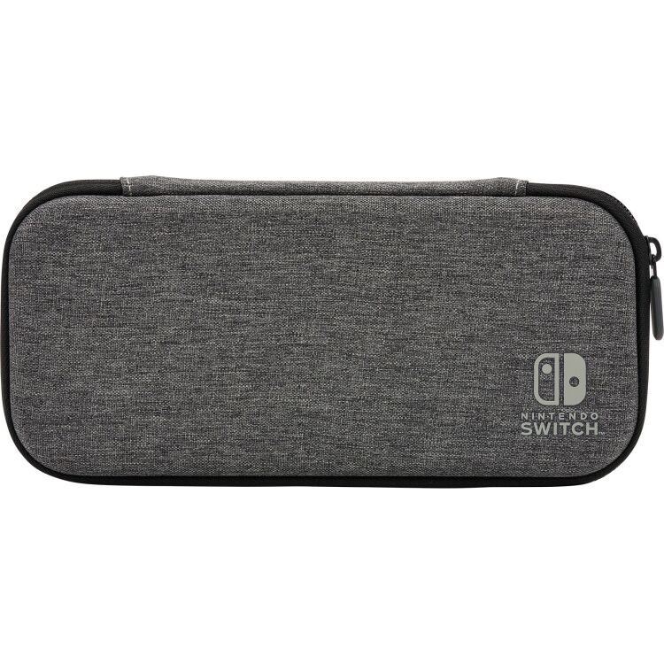 PowerA Slim Case for Nintendo Switch - OLED Model, Nintendo Switch or Nintendo Switch Lite - Charcoal tas