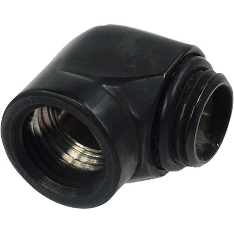 Alphacool HF L-connector G1/4 outer to G1/4 inner verbinding