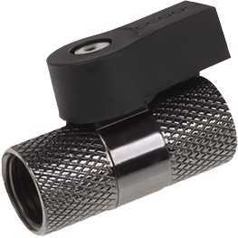 Alphacool 2-way Kogelkraan G1/4 Nickel kraanstuk