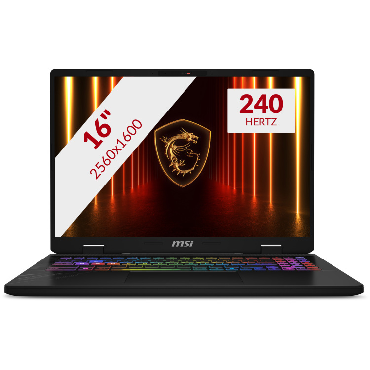 MSI Crosshair 16 HX AI D2XWGKG-005 16'' Copilotplus gaming laptop