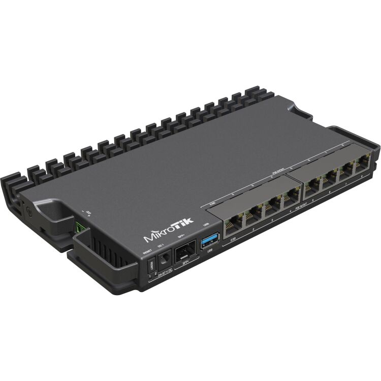 MikroTik Heavy-duty RB5009 router (RB5009UPr+S+IN)
