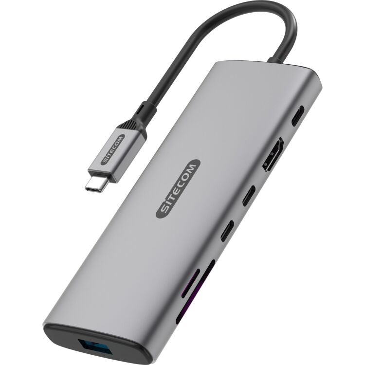 Sitecom 7 in 1 USB-C Power Delivery Multiport Adapter dockingstation