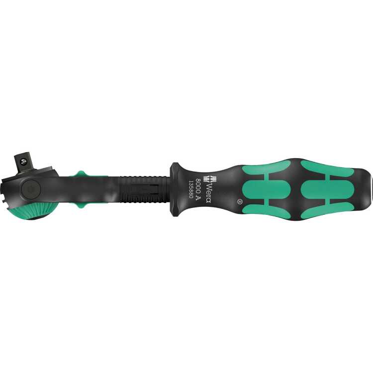 Wera 8000 A Black Edition Zyklop Speed ratel met 1/4" aandrijving