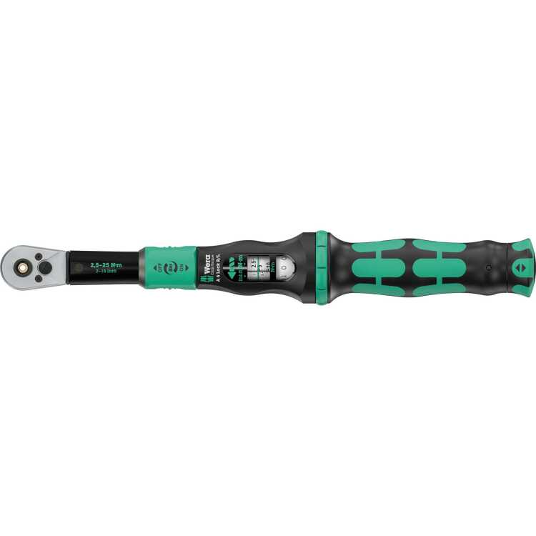 Wera Click-Torque Lock A 6 R/L draaimomentsleutel