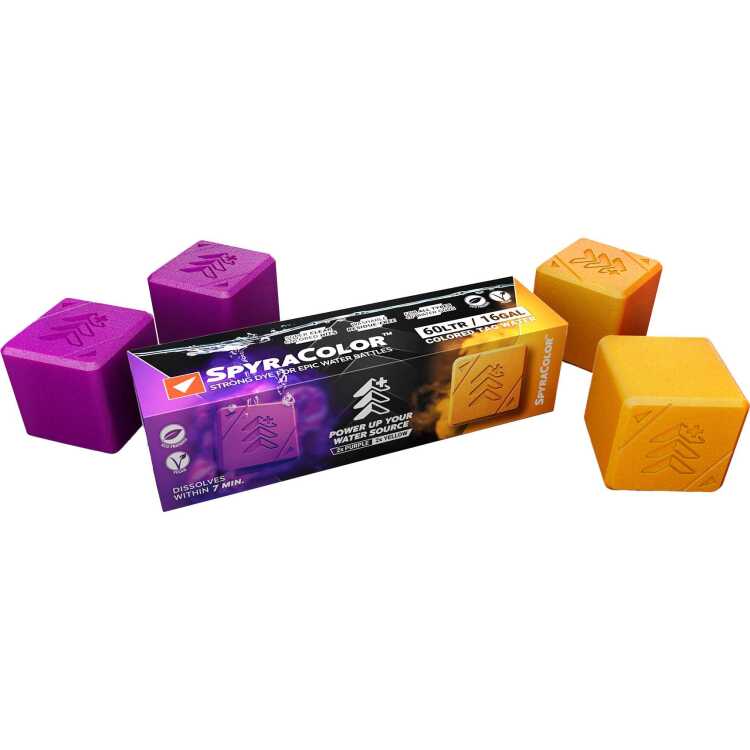 Spyra Color Yellow & Purple verf