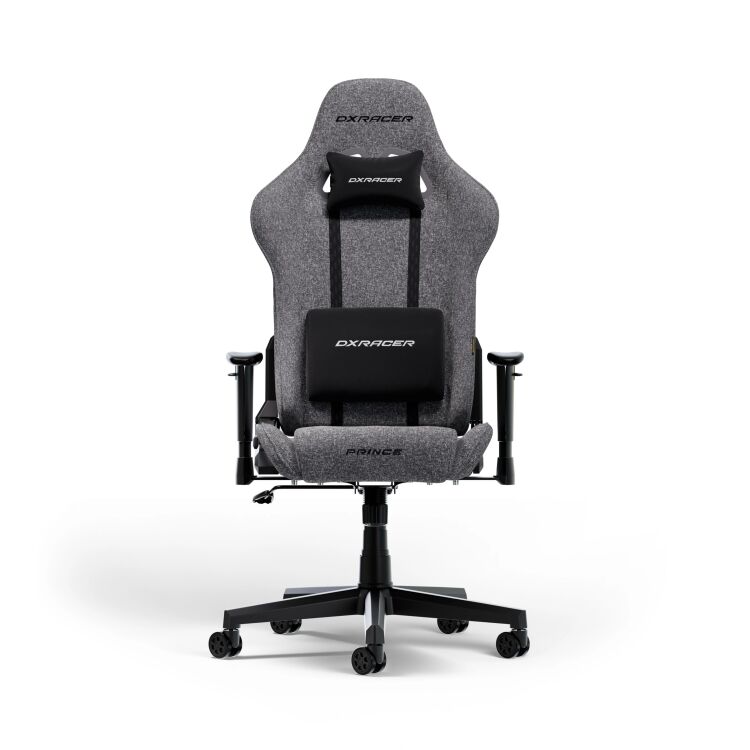 DXRacer Prince L Grey Fabric gamestoel