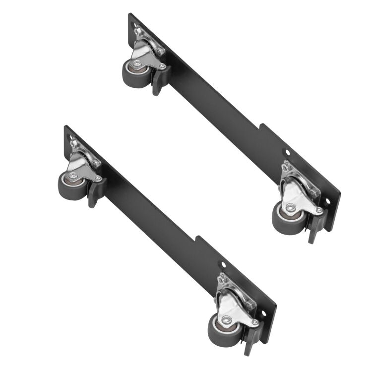 SilverStone Set van 2 zwenkwielassemblages voor rackmount wielen