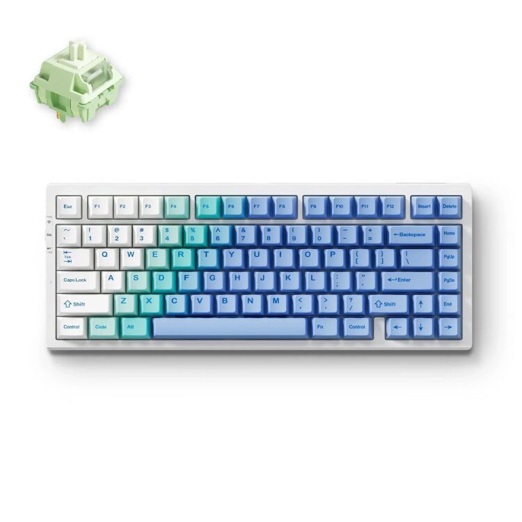 MCHOSE G75 Pro Arctic Snow Matcha Latte V2 Tri-mode Gasket Structure Gaming Mechanical gaming toetsenbord