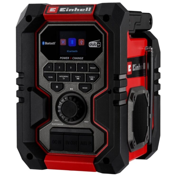 EINHELL Accu Radio TE-CR 18 Li DAB+/FM/BT - Solo bouwradio