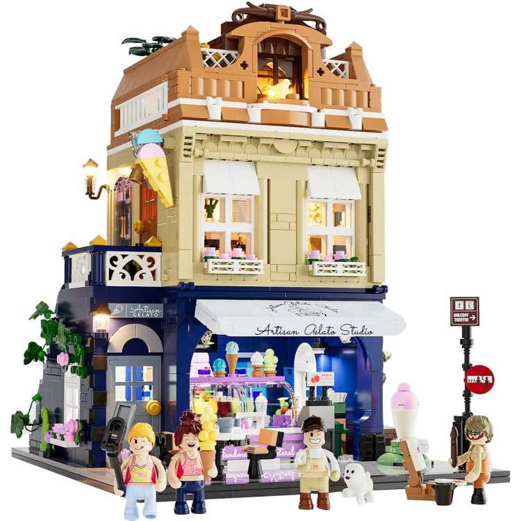 Lumibricks Town Life - Gelato Store Constructiespeelgoed