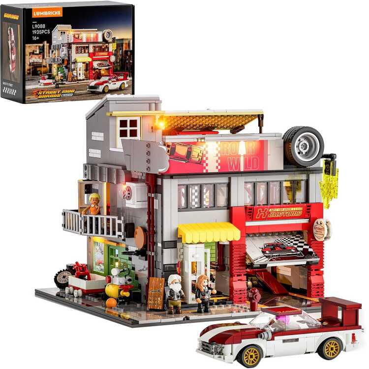 Lumibricks Street Fusion - Street MOD Garage Constructiespeelgoed