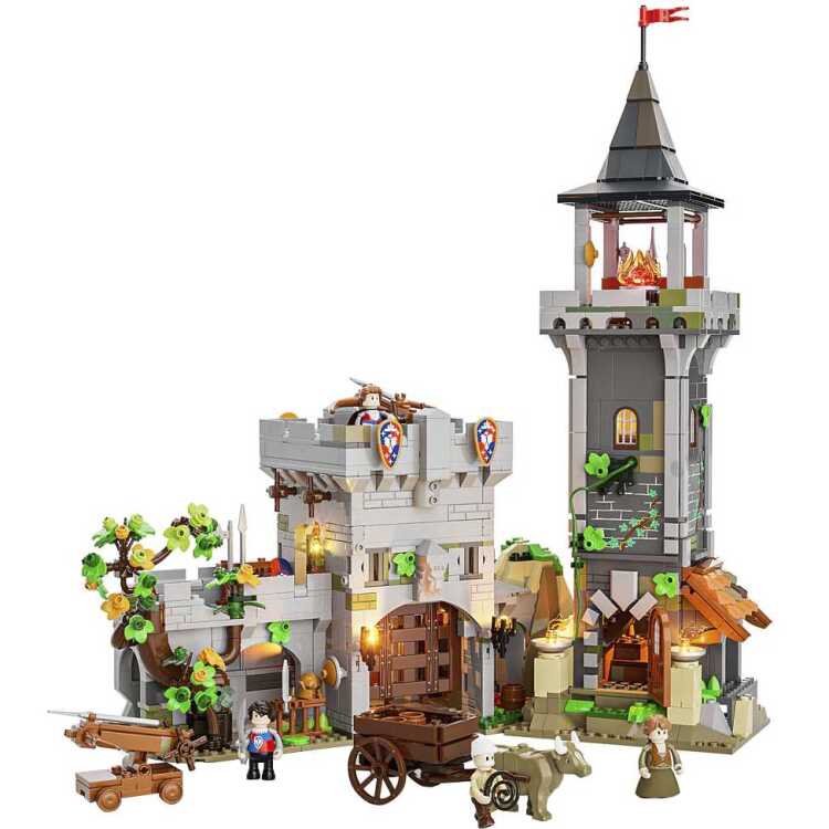 Lumibricks Middle Ages - Medieval Watchtower Constructiespeelgoed