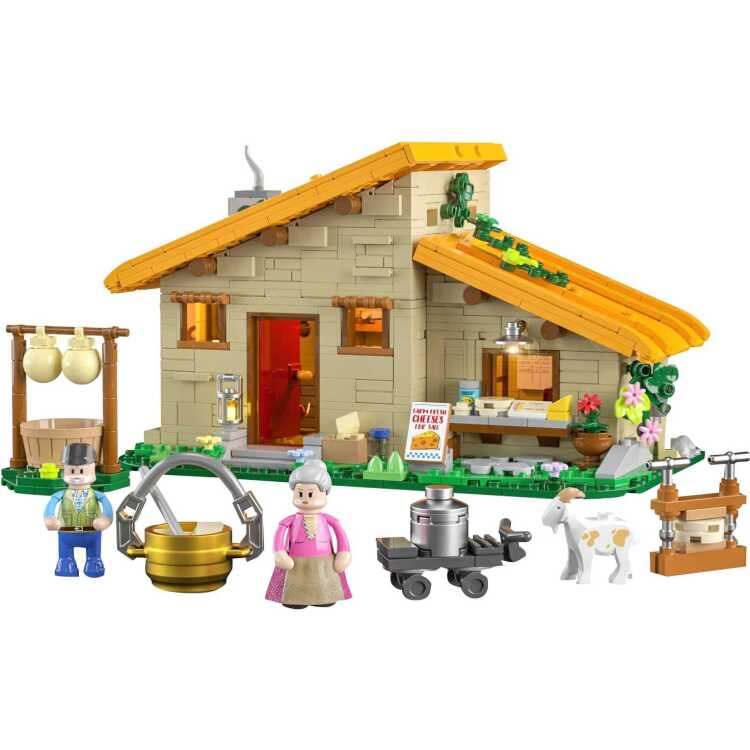 Lumibricks Farm Life - Farmstead Cheese House Constructiespeelgoed