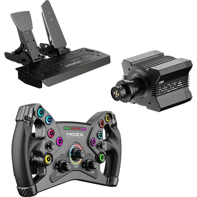 MOZA R12 v2 + SR-P + KS bundel stuur