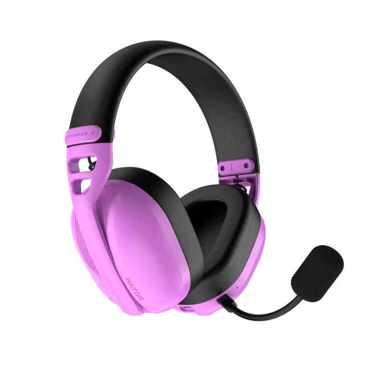 Hator Hyperpunk 3 Wireless - Cyber-Violet gaming headset