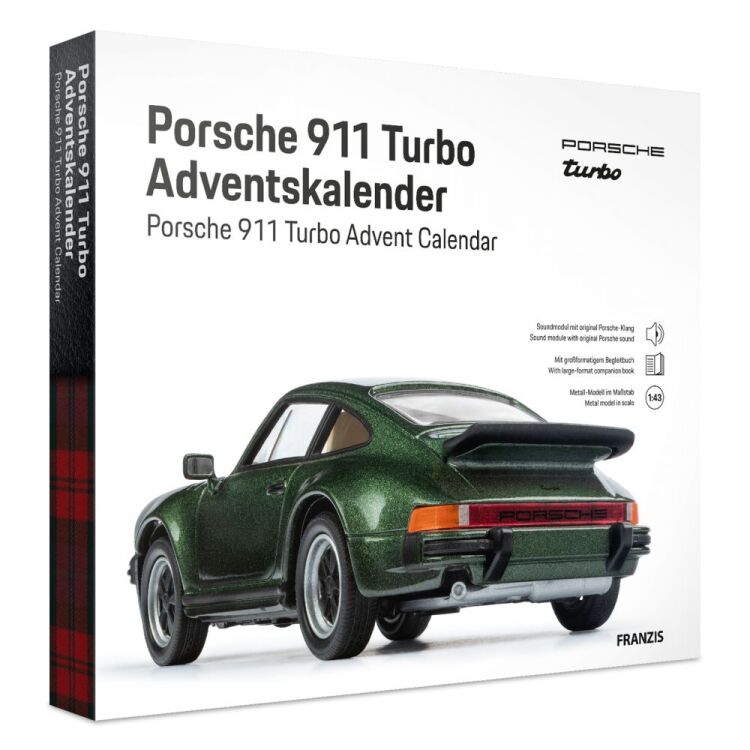 Franzis Porsche 911 Turbo Adventskalender modelvoertuig