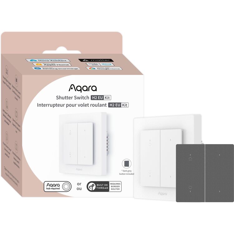 Aqara Shutter Switch H2 Kit schakelaar
