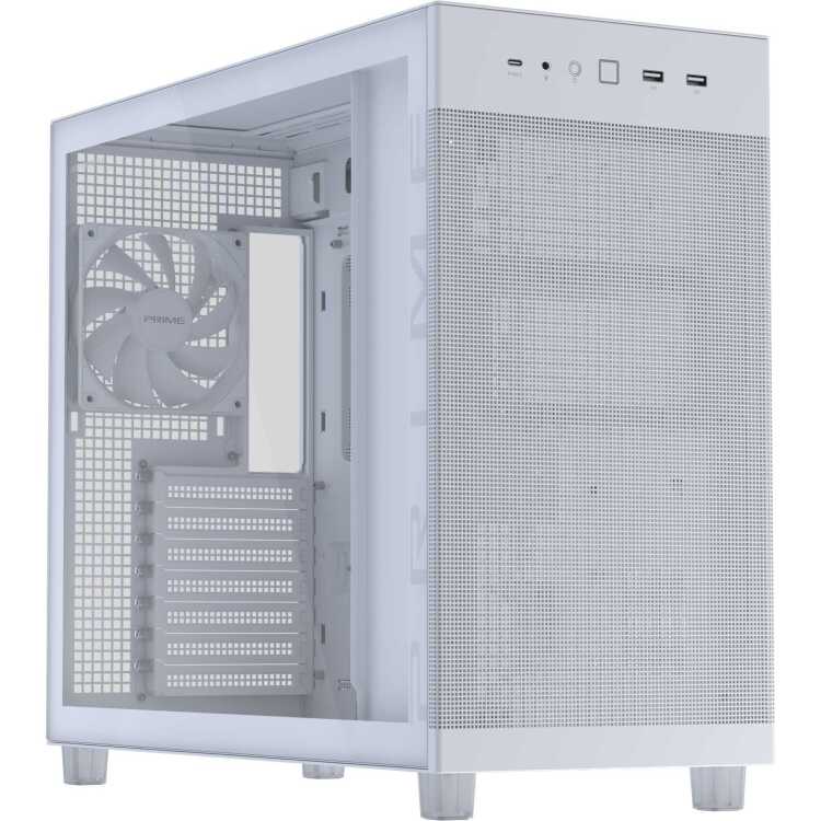ASUS Prime AP303 - Tempered Glass Panel midi tower behuizing