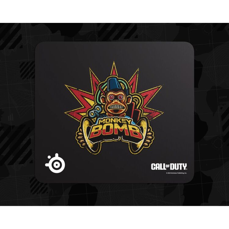 SteelSeries QcK L x Call of Duty: Monkey Bomb Edition gaming muismat