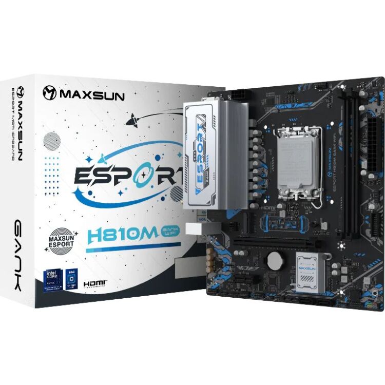 MAXSUN MS-eSport-H810M GANK WIFI moederbord
