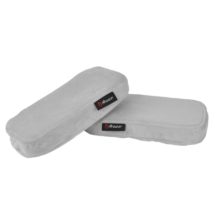 Arozzi Memory Foam Armrest Pads Grey polssteun