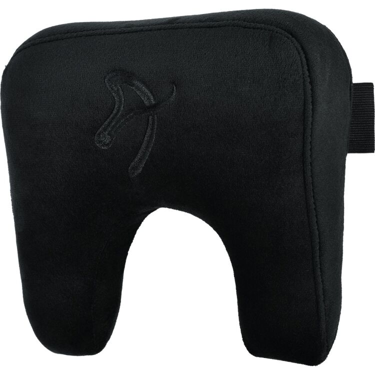 Arozzi Neck Pillow - Velvet - Black nekkussen