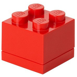 Room Copenhagen LEGO Mini Box Lunchbox 4 Rood opbergdoos