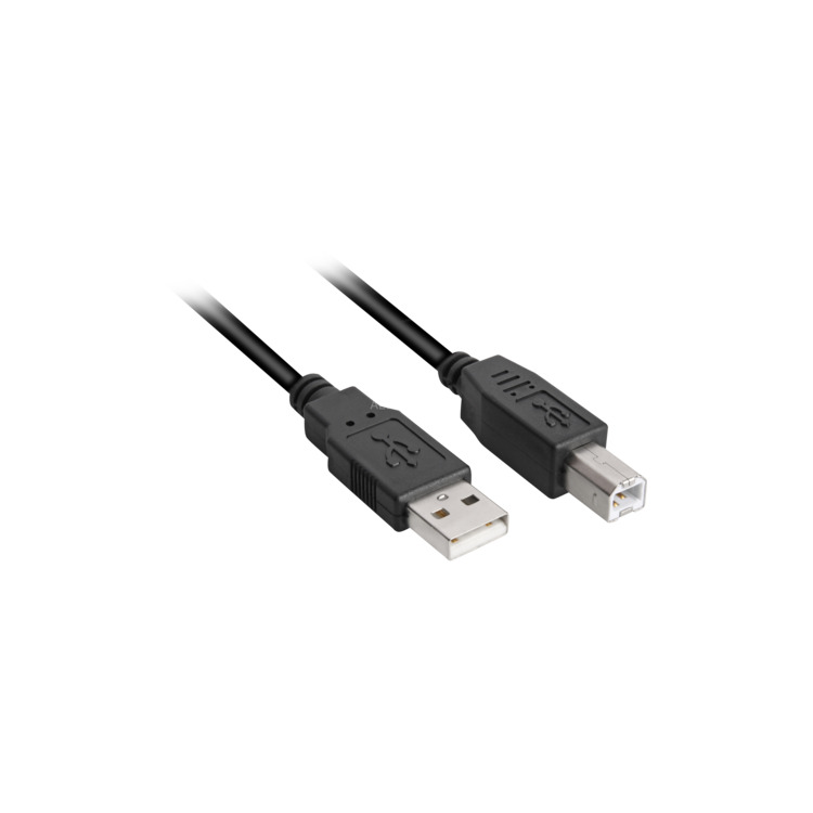 Sharkoon USB-A 2.0 > USB-B kabel