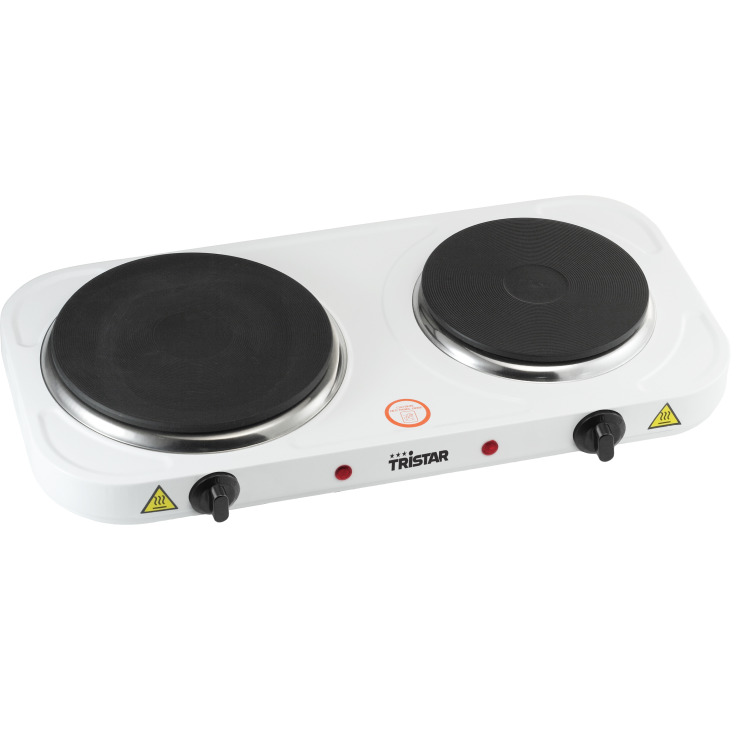 Tristar Vrijstaande dubbele kookplaat KP-6245
