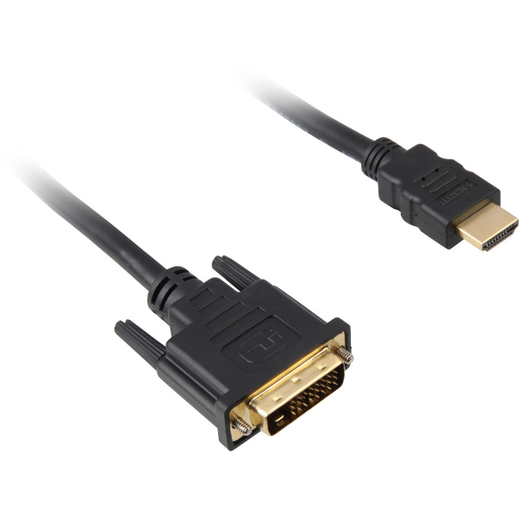 Sharkoon HDMI > DVI-D (24+1) kabel