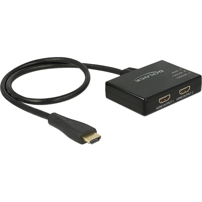 DeLOCK 1x HDMI in > 2x HDMI out hdmi splitter