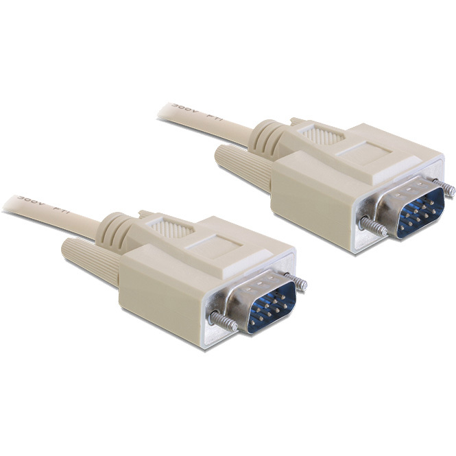 DeLOCK Serial RS-232 Sub-D9 male > RS-232 Sub-D9 male, 2m kabel